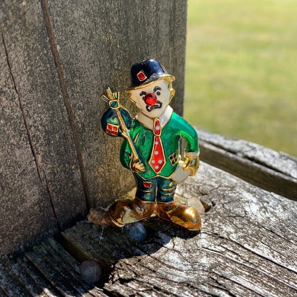 Colorful Clown Pin
